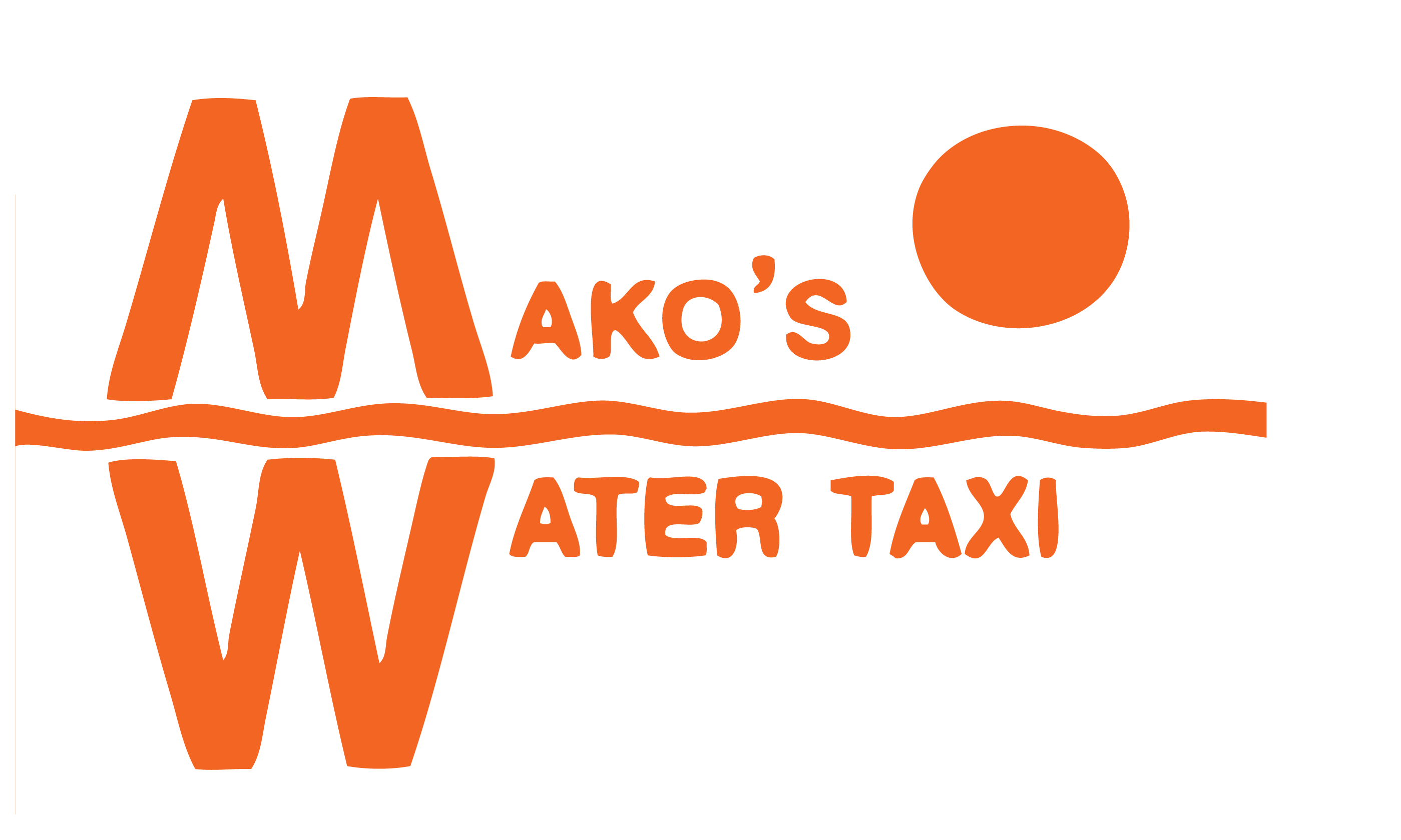 Mako's Water Taxi Logo